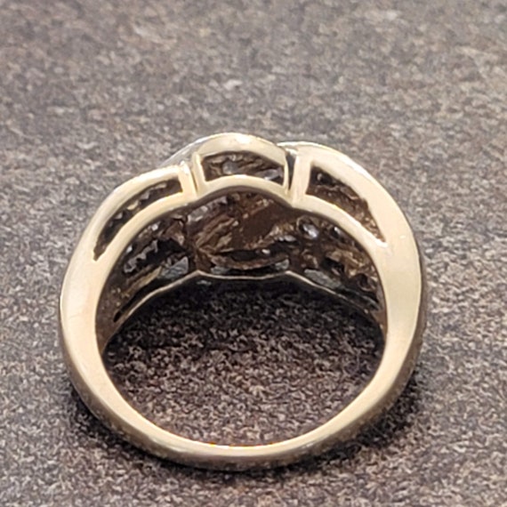 14K Gold Diamond Ring, 9 3/4, Baguette Diamonds, … - image 8
