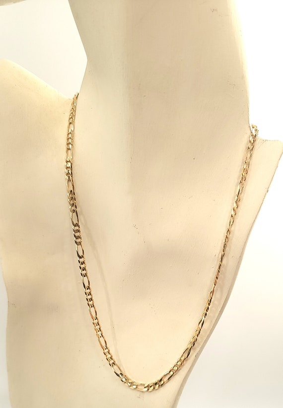 14k Figaro, 14kt Italy Chain, 14k Genuine Real Gol