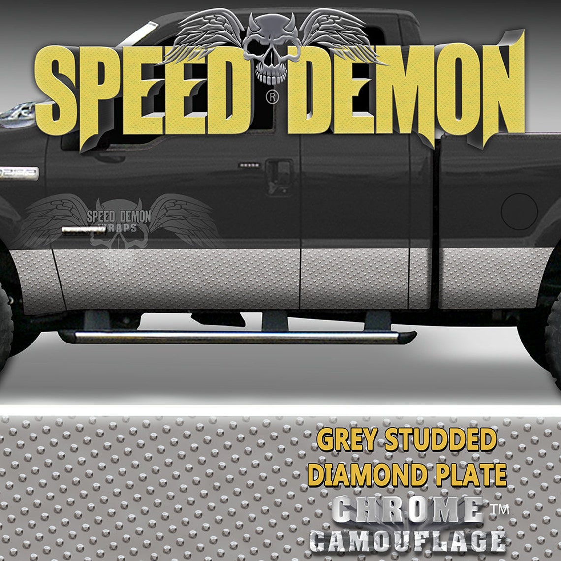 Rocker Panel Wrap Vinyl Graphic Truck Side Decals Gray Etsy
