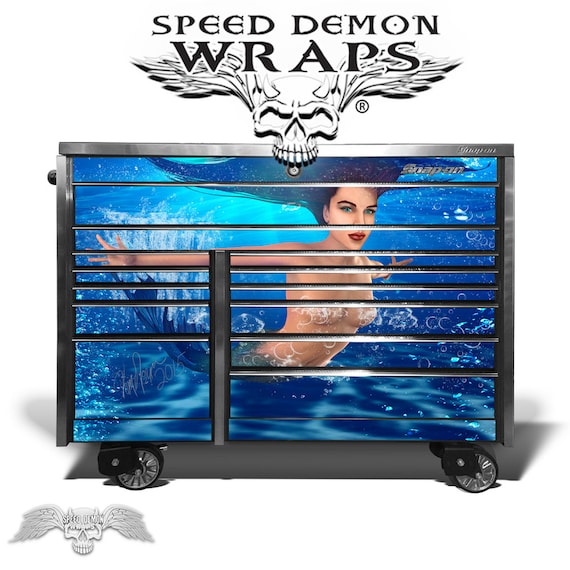 Tool Box Wrap fits Snap On KRL 722 Mermaid Graphics Wrap Etsy