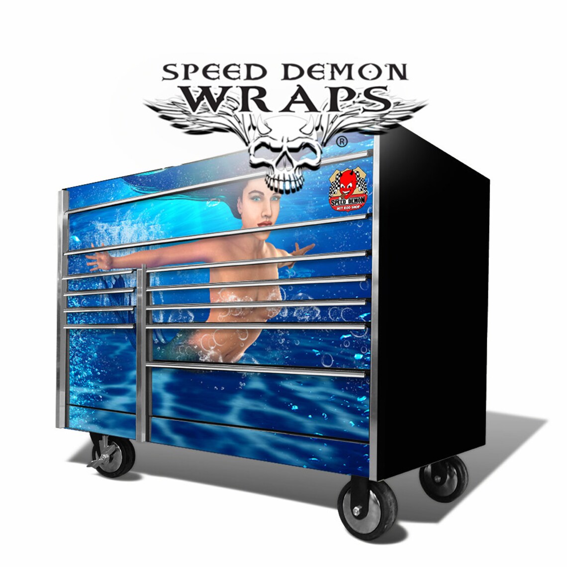 Tool Box Wrap Fits Snap on KRL 722 Mermaid Graphics Wrap Etsy