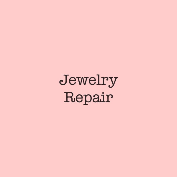 Jewelry Restring Resize Rework Remake Repair Service Gem Testing Available