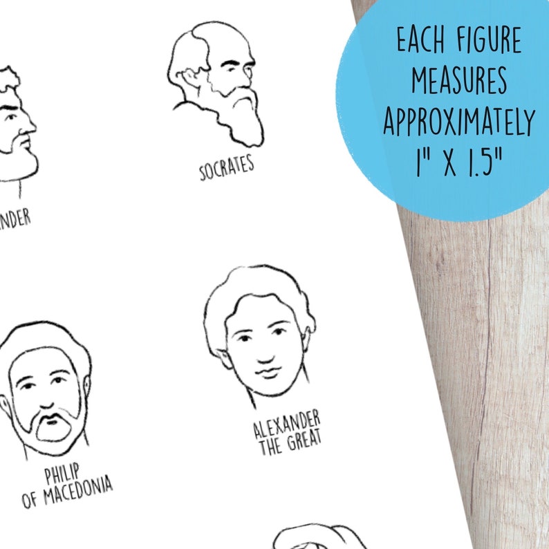Famous Men of Greece Printable Timeline Figures Cut Outs Stickers Homeschool History Civics ... Famous Men of Greece Printable Timeline Figures Cut Outs Stickers Homeschool History Civics ...