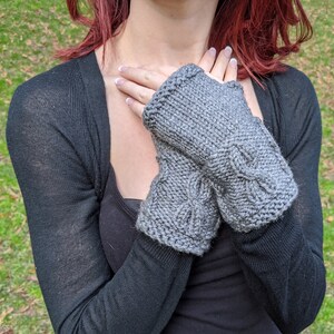 Awareness Wrist Warmers Pattern