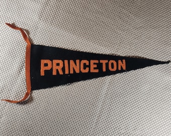 Vintage Princeton University Full Sized Felt College Pennant - Etsy