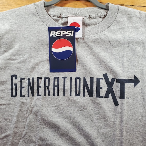 Vintage 1990s Pepsi Generaton Next Promotional T-shirt NWT (new