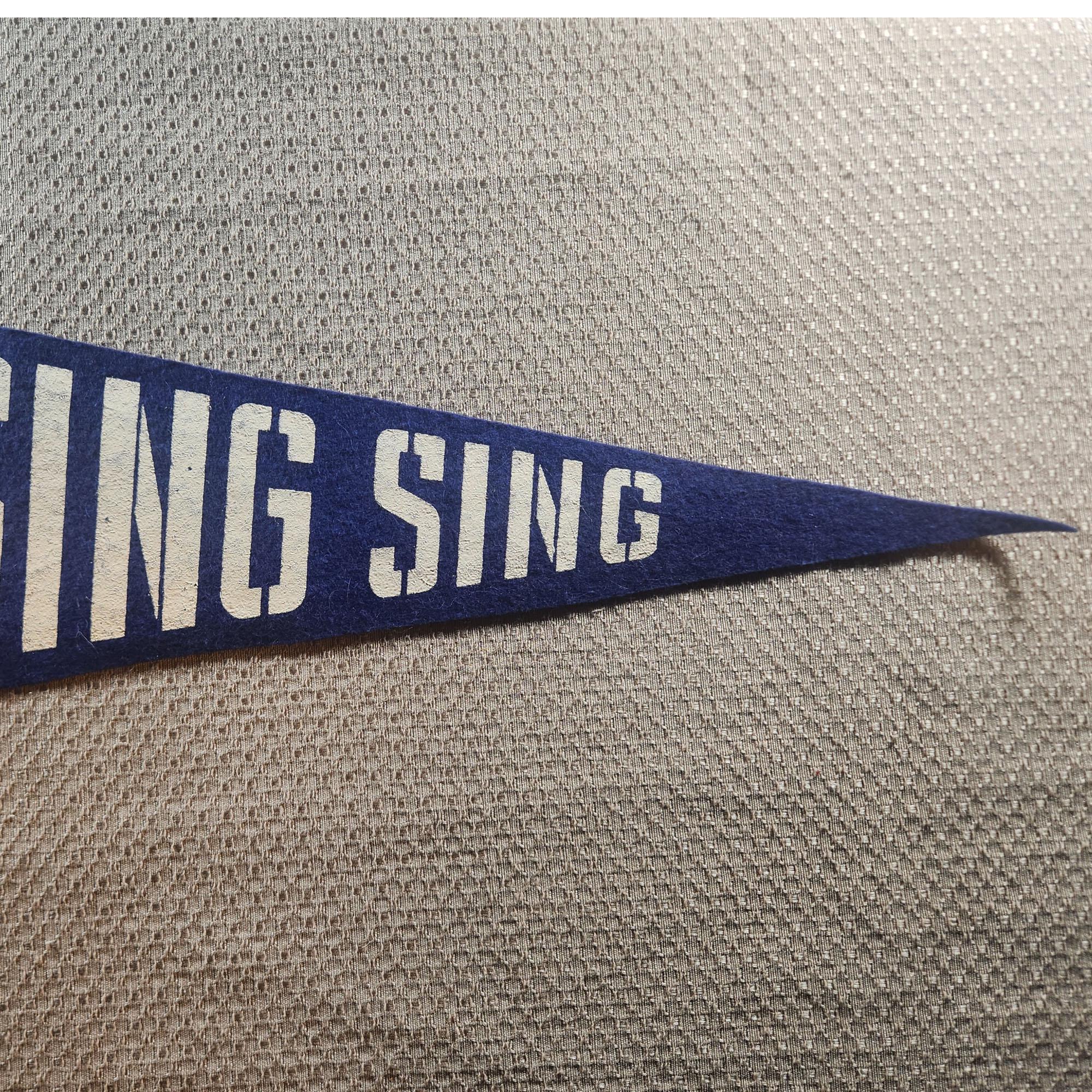 Vintage Pennant - Sing Sing Prison, Ossining, New York - Etsy