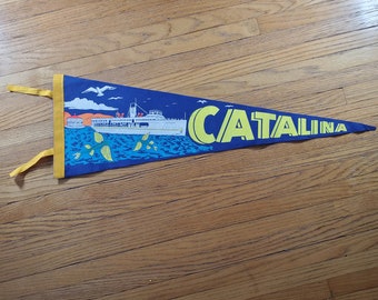 Vintage Pennant - Catalina, California