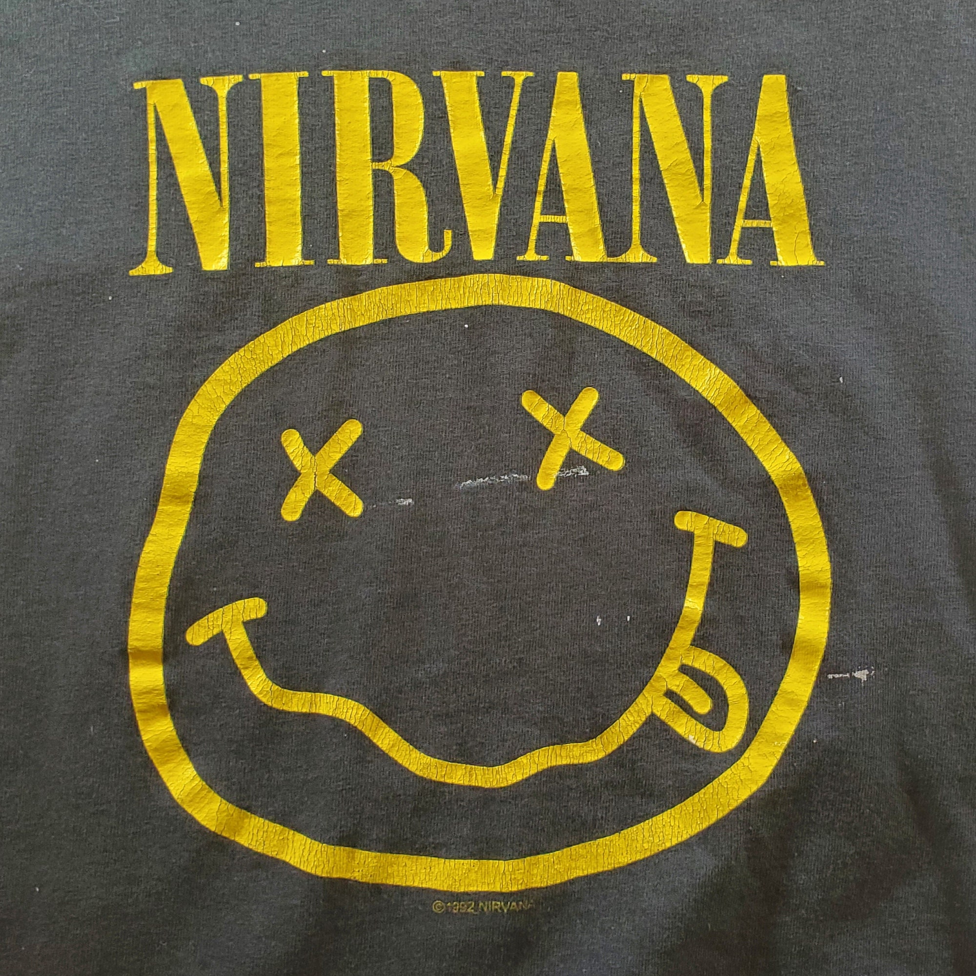 Vintage Nirvana Smiley Face T Shirt - Etsy