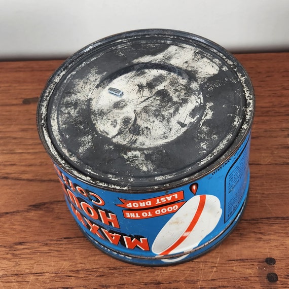【ヴィンテージ】コーヒー缶 MAXWELL HOUSE COFFEE Vintage Maxwell House 1/2 Pound Coffee Tin / Can General