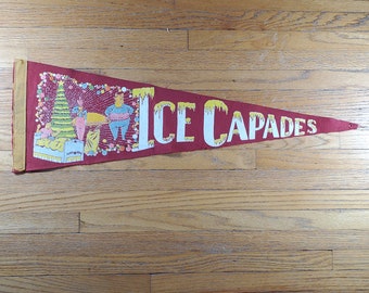Vintage Pennant - Ice Capades Christmas