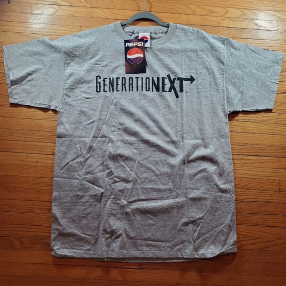 Vintage 1990s Pepsi Generaton Next Promotional T-shirt NWT (new