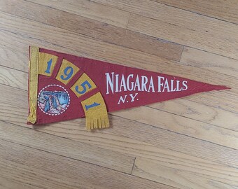 Vintage Pennant - Niagara Falls, New York