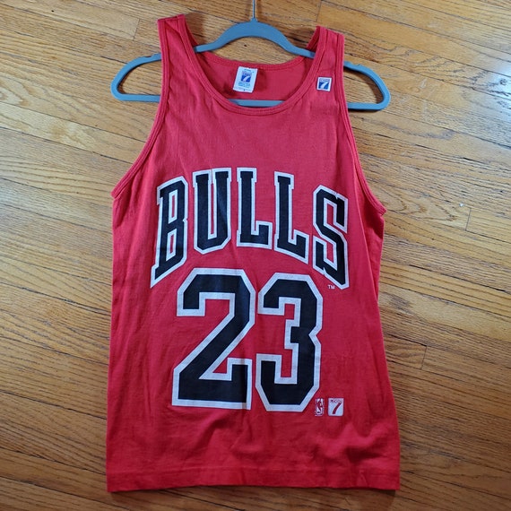 Vintage 1990s Michael Jordan Chicago Bulls Logo 7 Tank Top / -  Hong  Kong