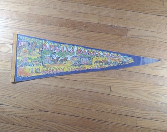 Vintage Pennant - Knott's Berry Farm, Buena Park, California