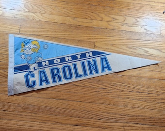 Vintage Felt Pennant - University of North Carolina