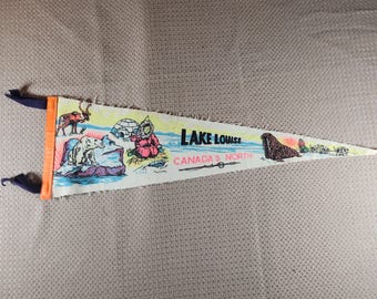 Vintage Pennant - Lake Louise, Alberta