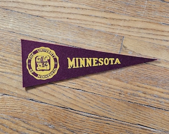 Vintage Mini-Wimpel - Universität von Minnesota