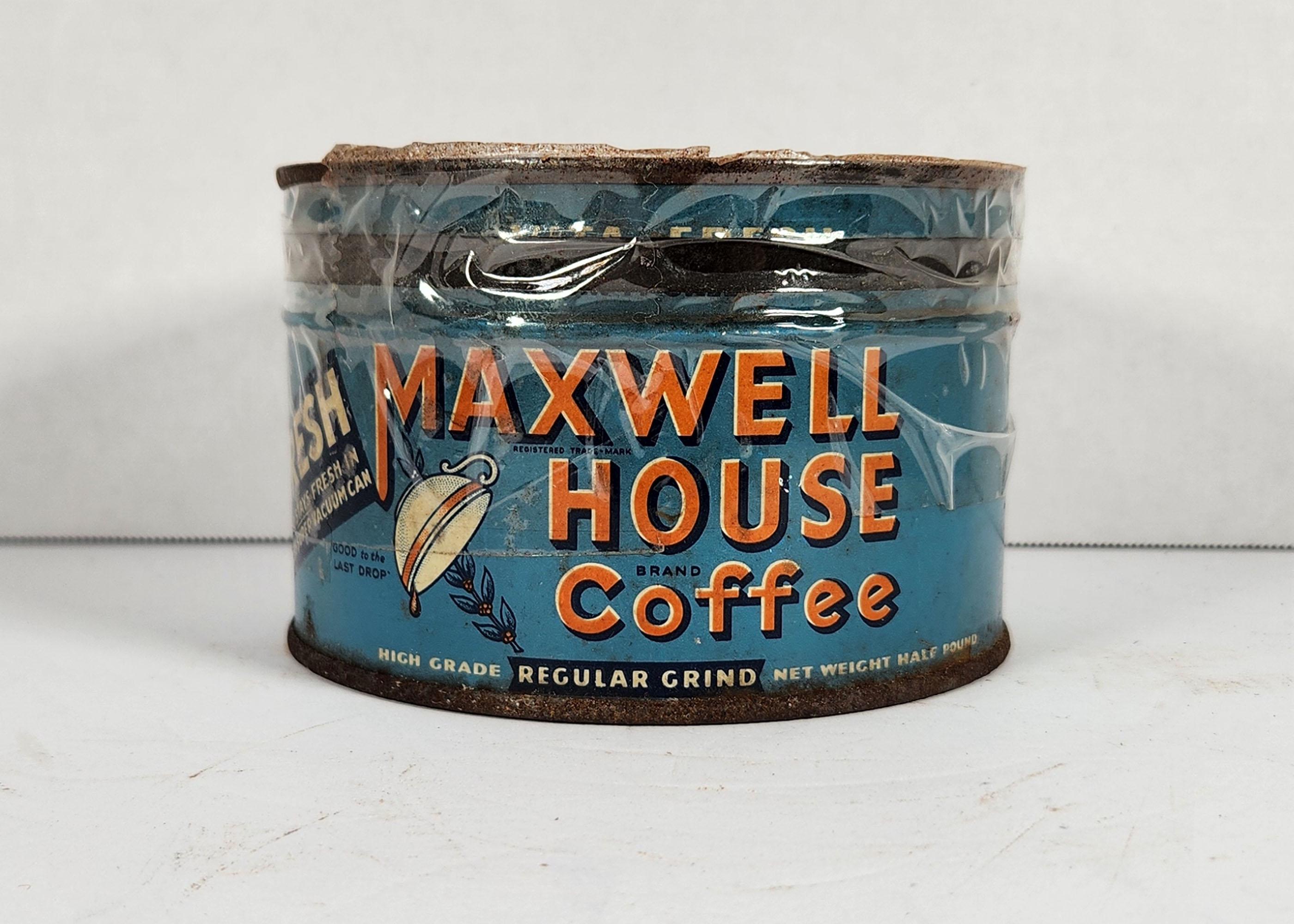 Old Maxwell Coffee Can - Etsy