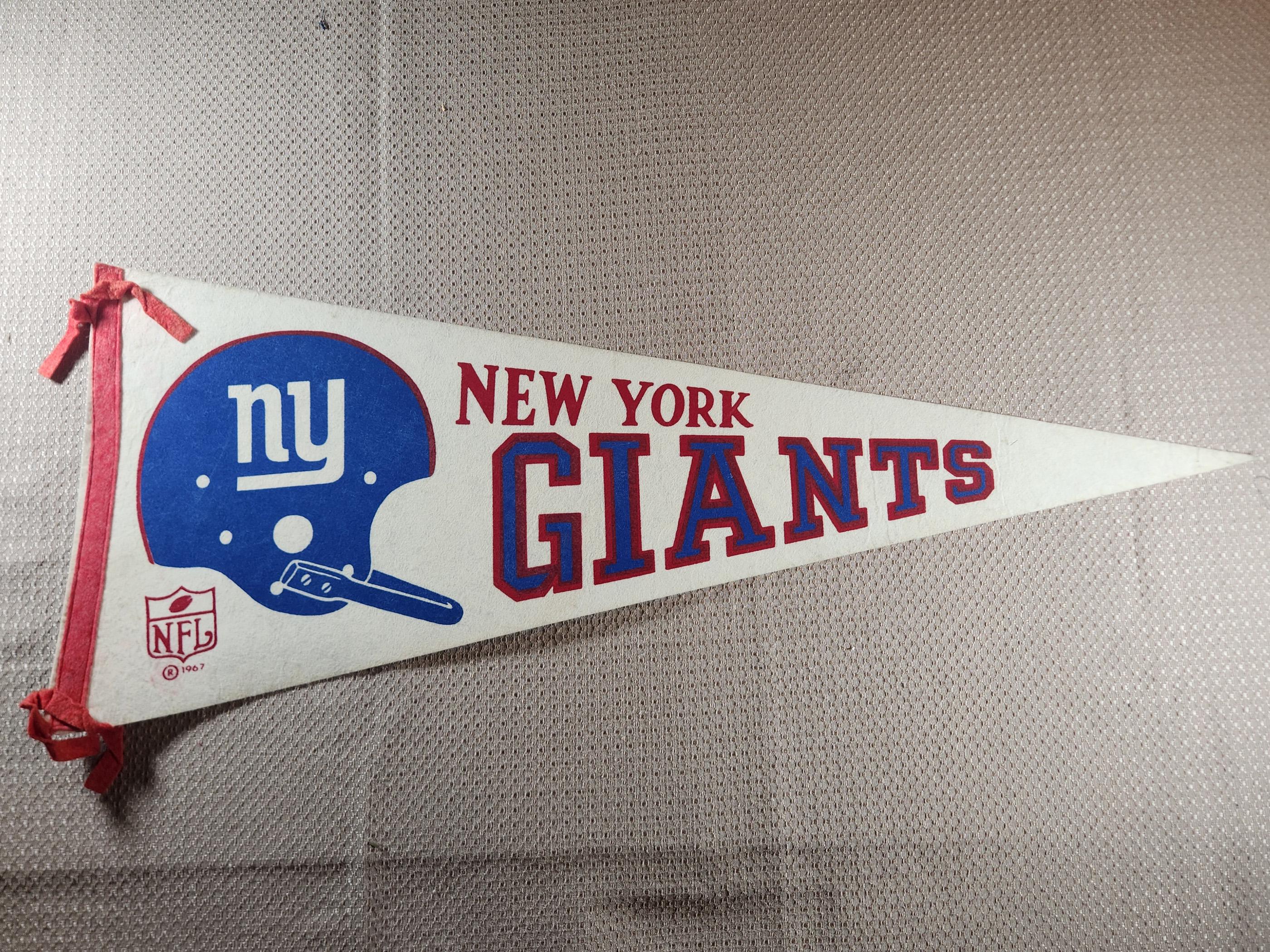 Fanion Vintage New York Giants Baseball - Année 1950, équipe Philadelphia Athletics, Collection