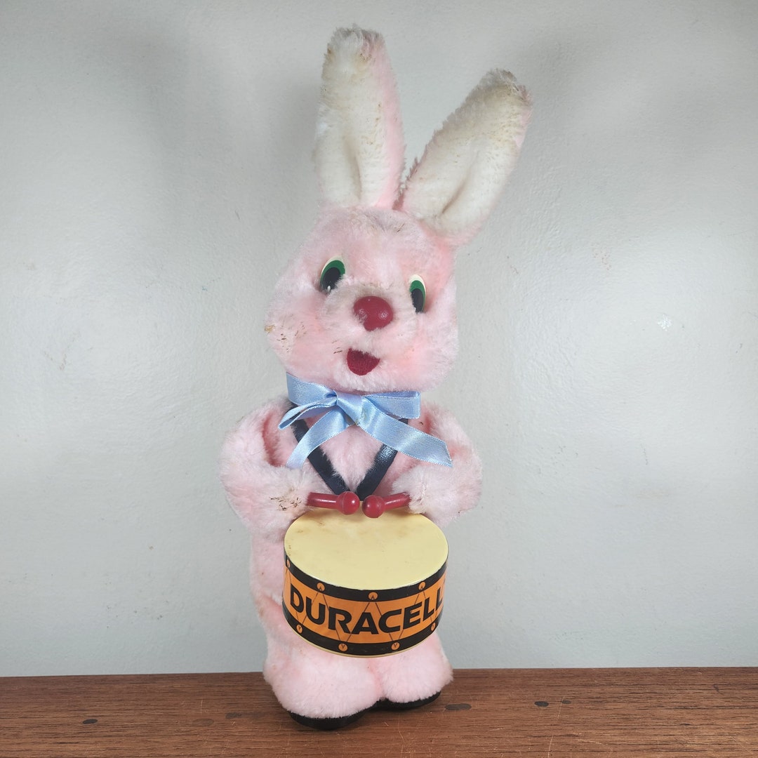 Vintage 1980s Duracell Energizer Bunny Plush Toy / Stuffed Etsy
