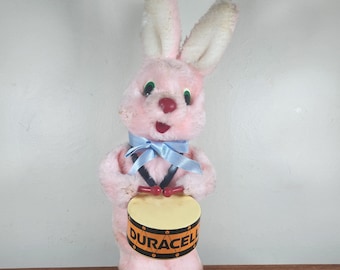 Vintage 1980s Duracell Energizer Bunny Plush Toy / Stuffed Animal (Not working)