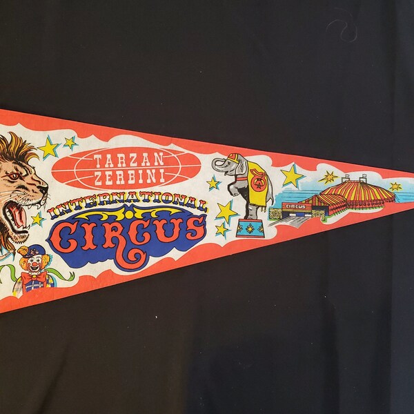 Circus Pennant - Etsy