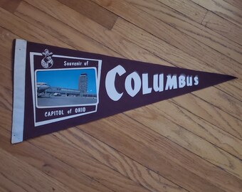 Vintage Pennant - Columbus, Ohio