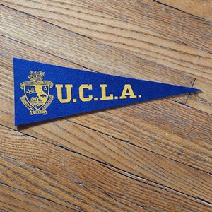 Vintage Ucla Bruins Pennant - Etsy