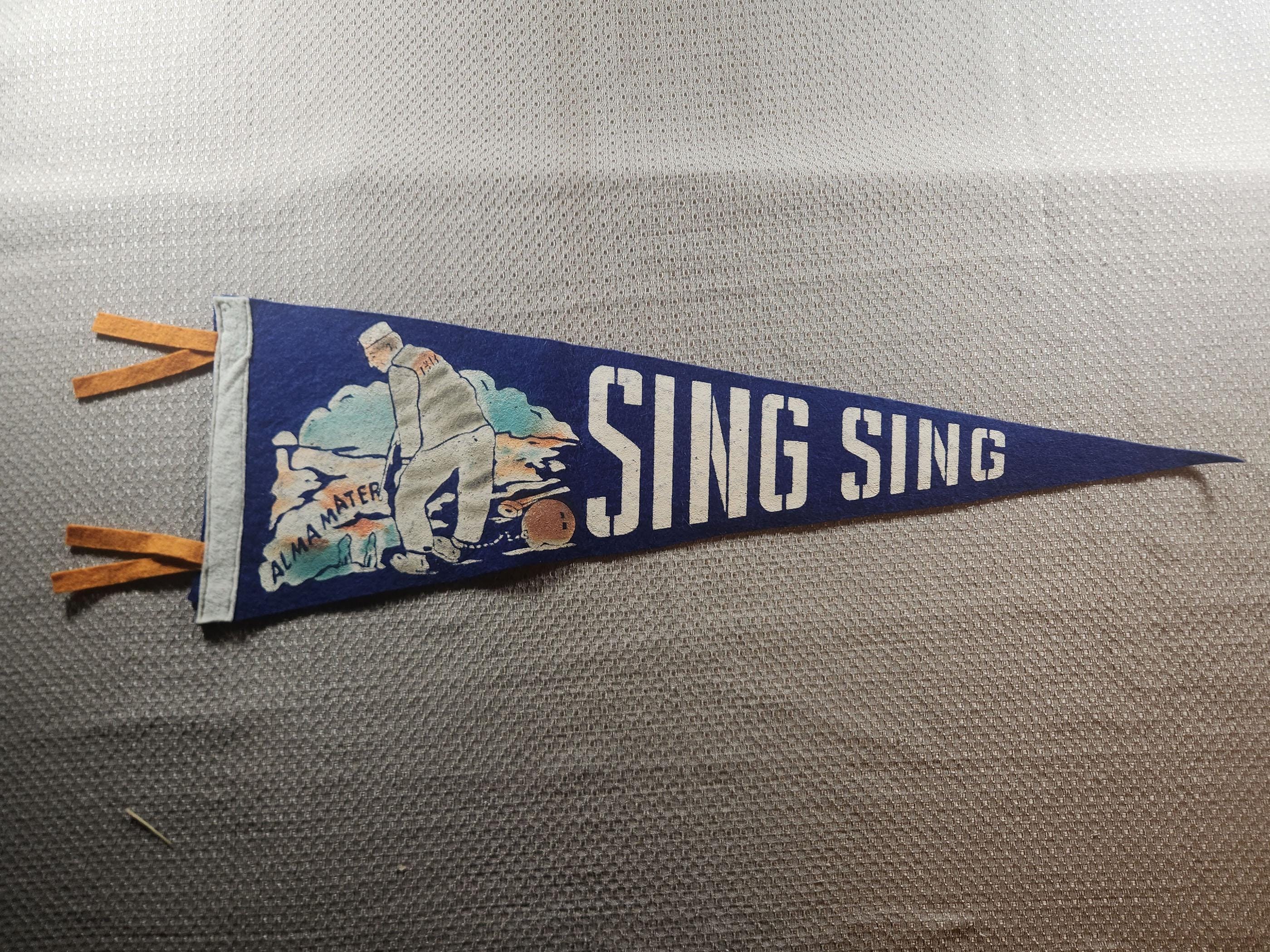 Vintage Pennant - Sing Sing Prison, Ossining, New York - Etsy