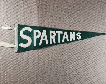 Vintage Pennant - Michigan State Spartans