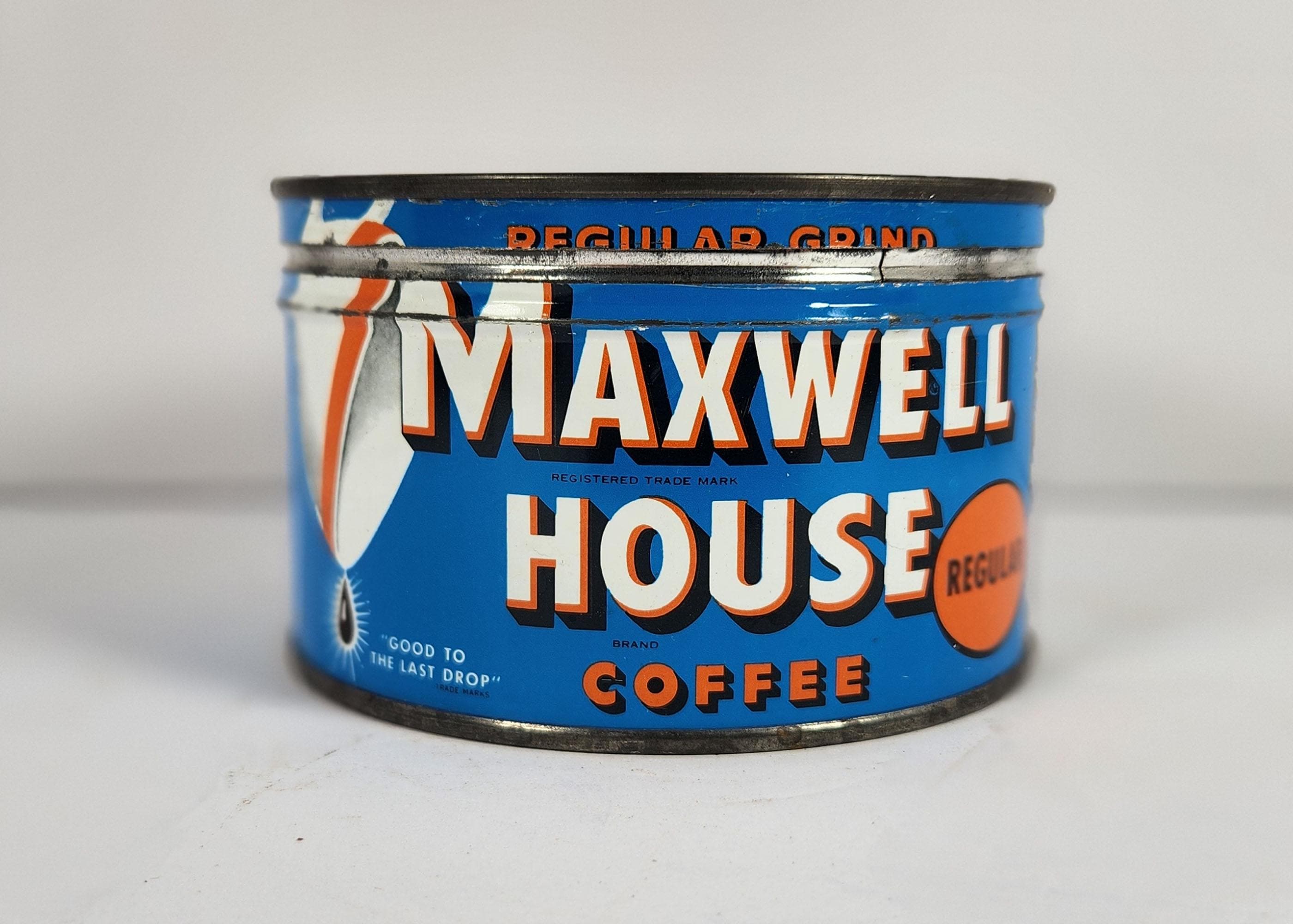 Old Maxwell Coffee Can - Etsy