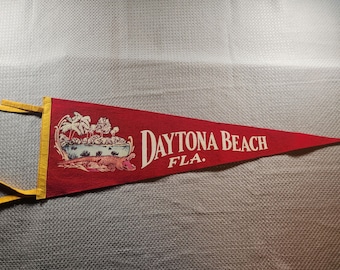 Vintage Pennant - Daytona Beach, Florida