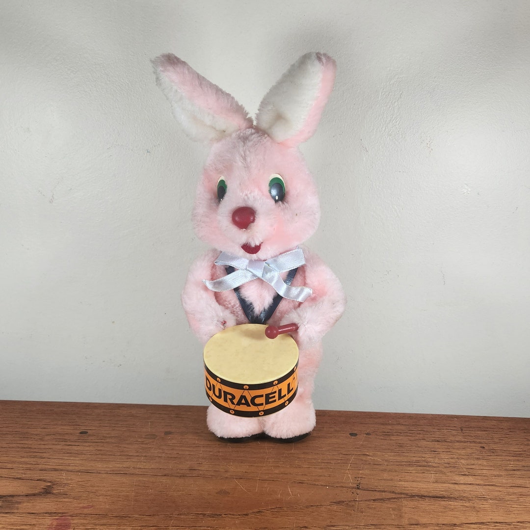 Vintage 1980s Duracell Energizer Bunny Plush Toy / Stuffed Animal Etsy UK