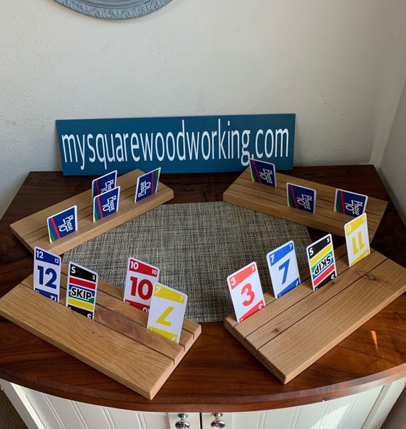 Playing cards card rack | Board game card keeper | Uno rack | Phase 10 card holder