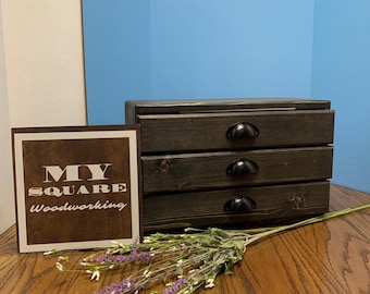 Essential oil storage | 3 drawer oil chest |