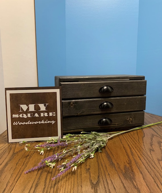 Essential oil storage | 3 drawer oil chest |