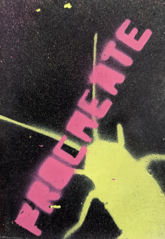 Inhaling Toxic Fumes = Art To Vandalize With Spray Paint Cockroach