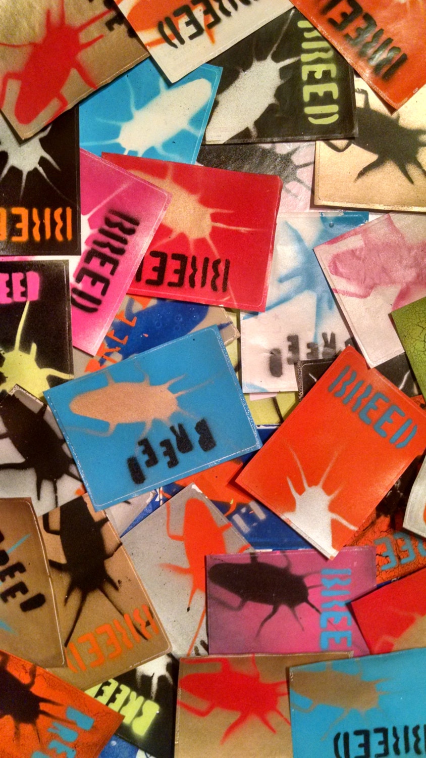 Cockroach Sticker breed Spray Paint Handmade Design Inhaling Toxic