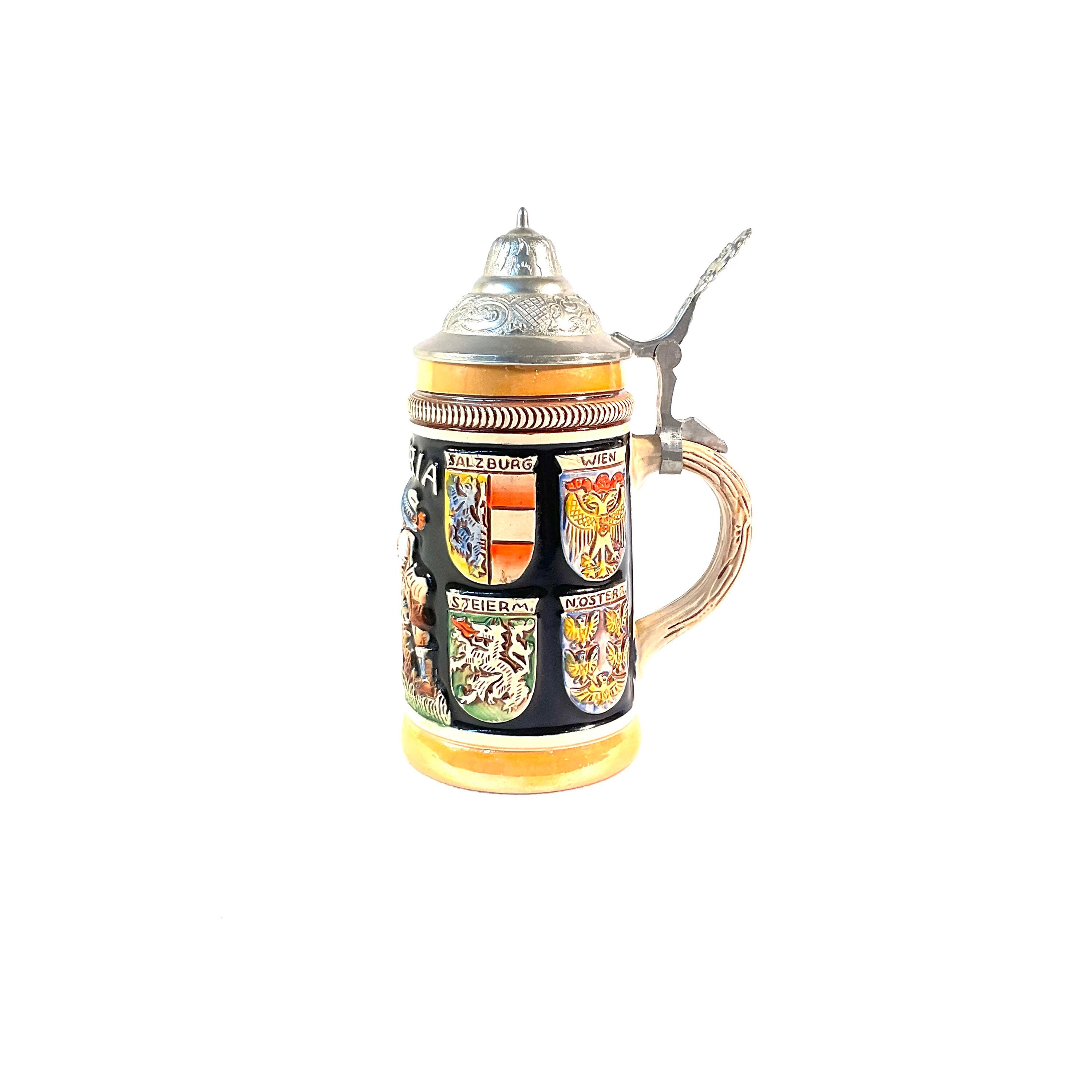 Vintage King Stein Ceramic and Pewter Stein - Etsy