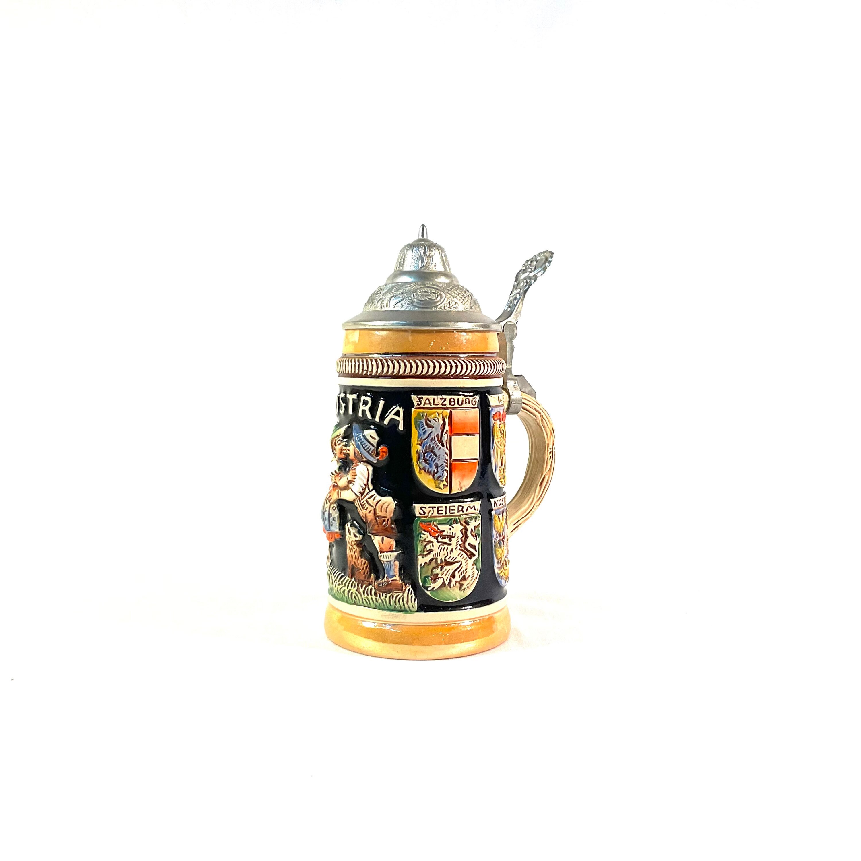 Vintage King Stein Ceramic and Pewter Stein - Etsy