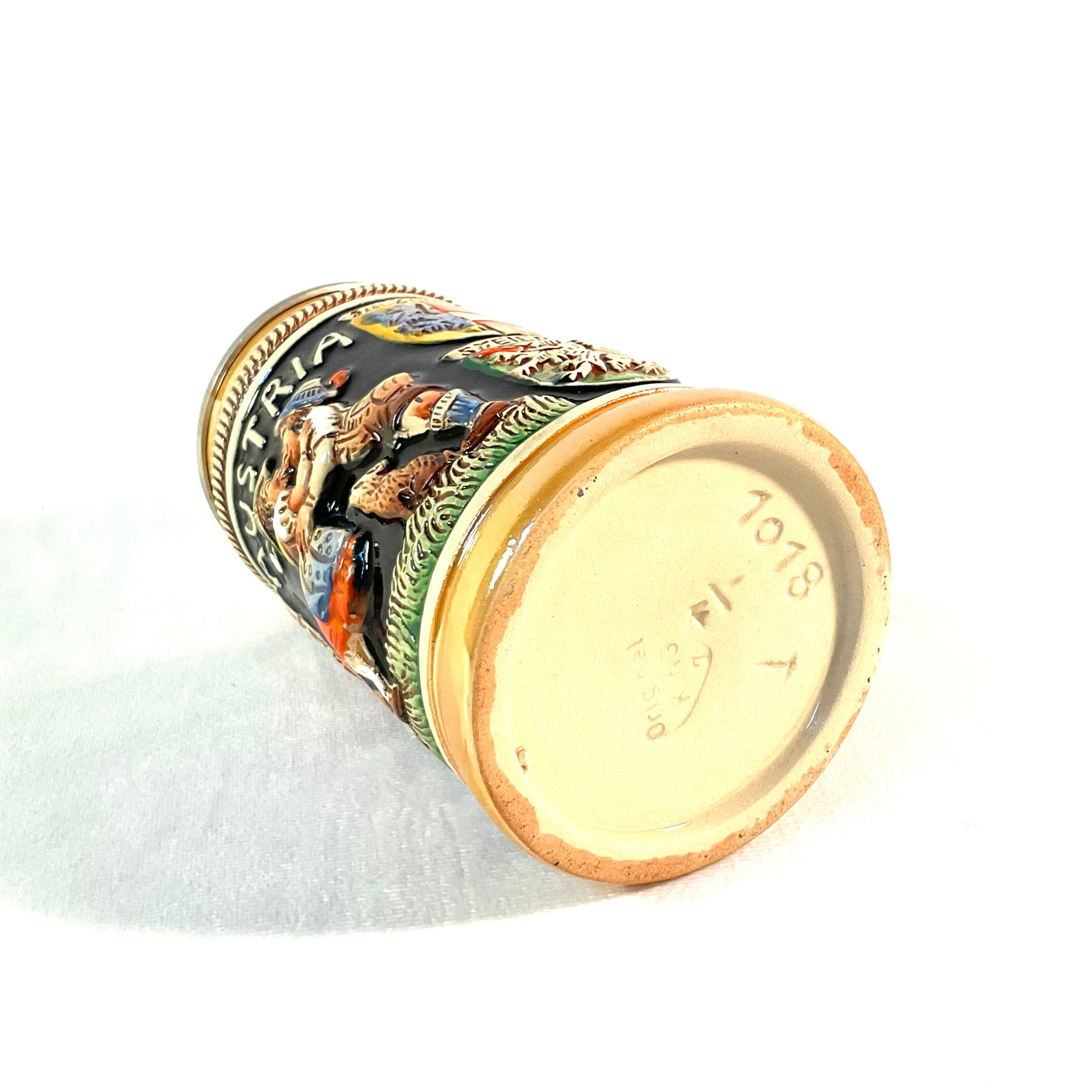 Vintage King Stein Ceramic and Pewter Stein - Etsy