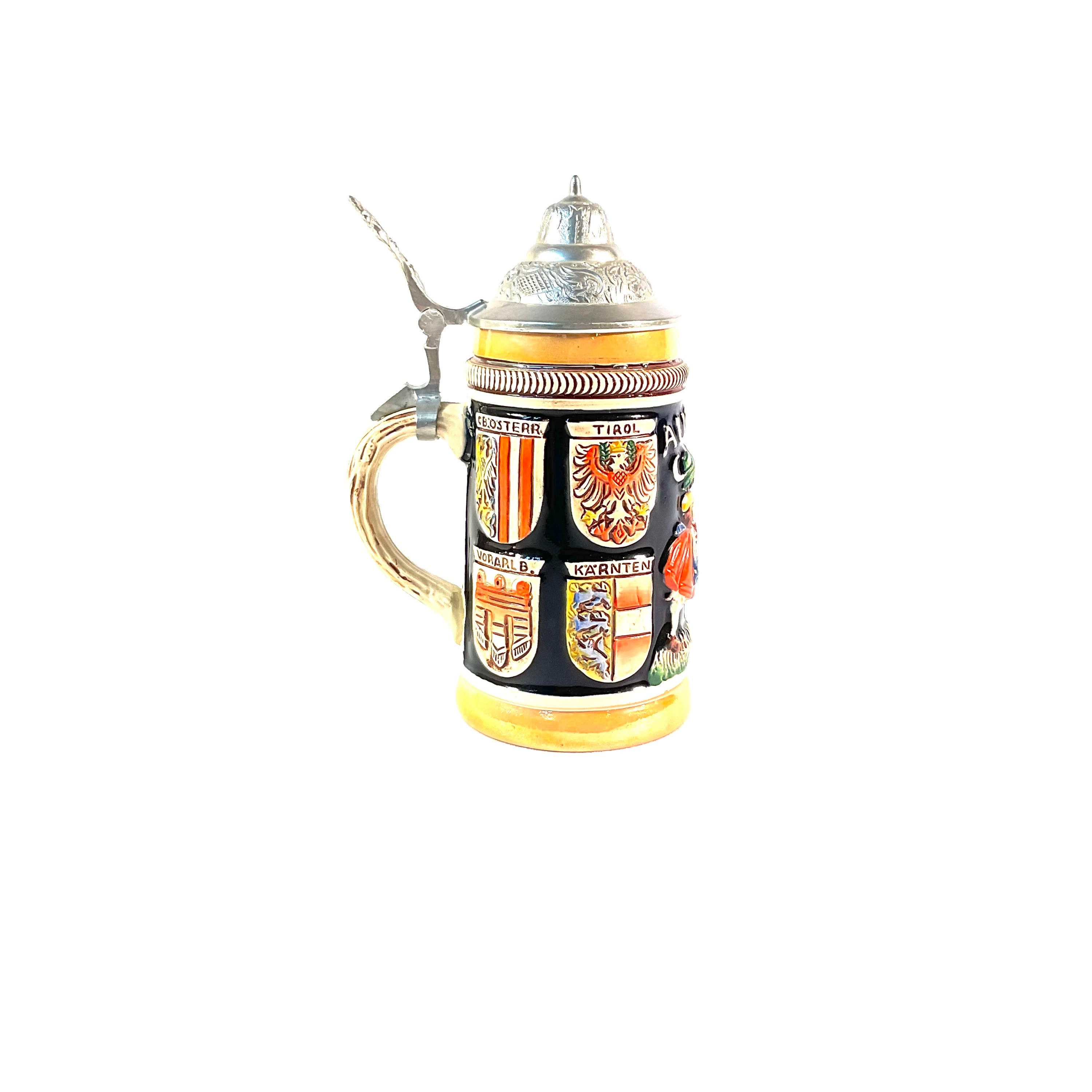 Vintage King Stein Ceramic and Pewter Stein - Etsy