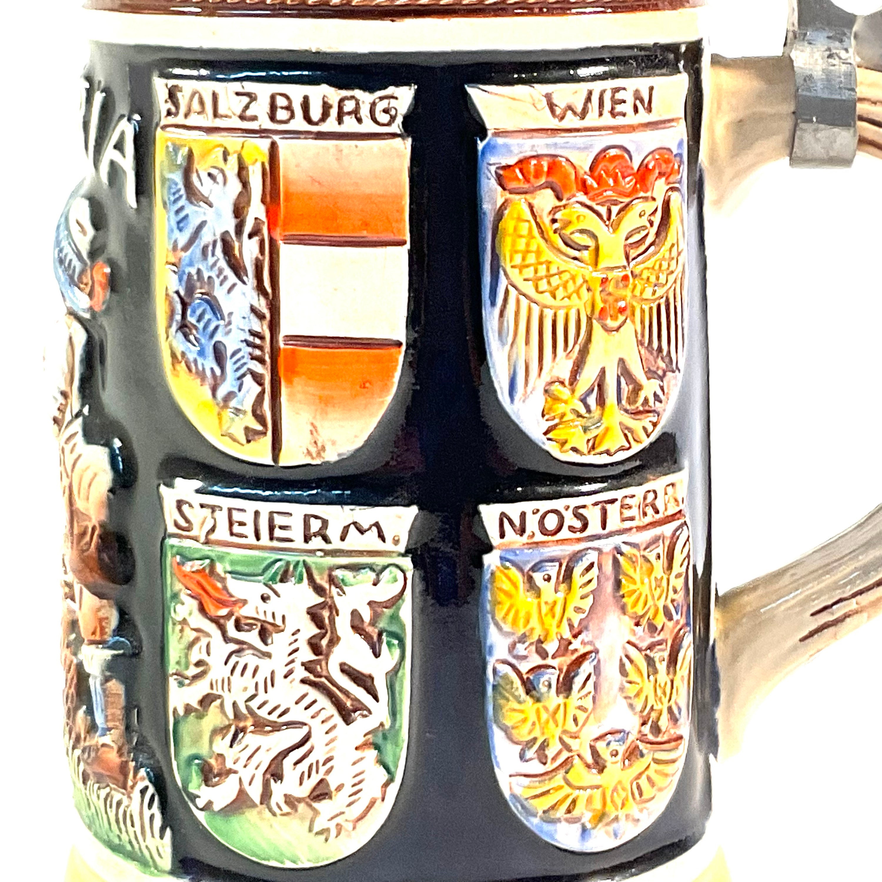 Vintage King Stein Ceramic and Pewter Stein - Etsy
