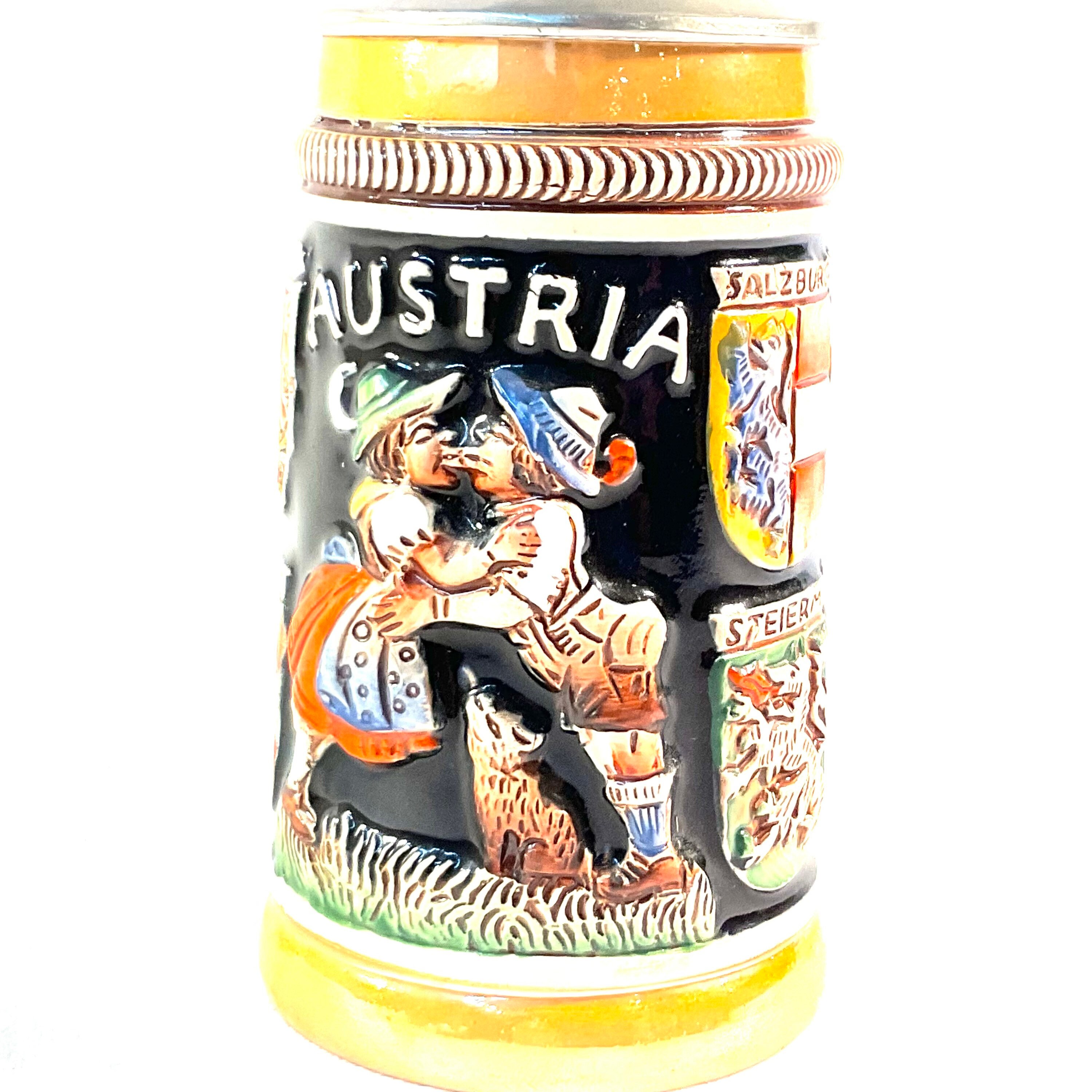 Vintage King Stein Ceramic and Pewter Stein - Etsy