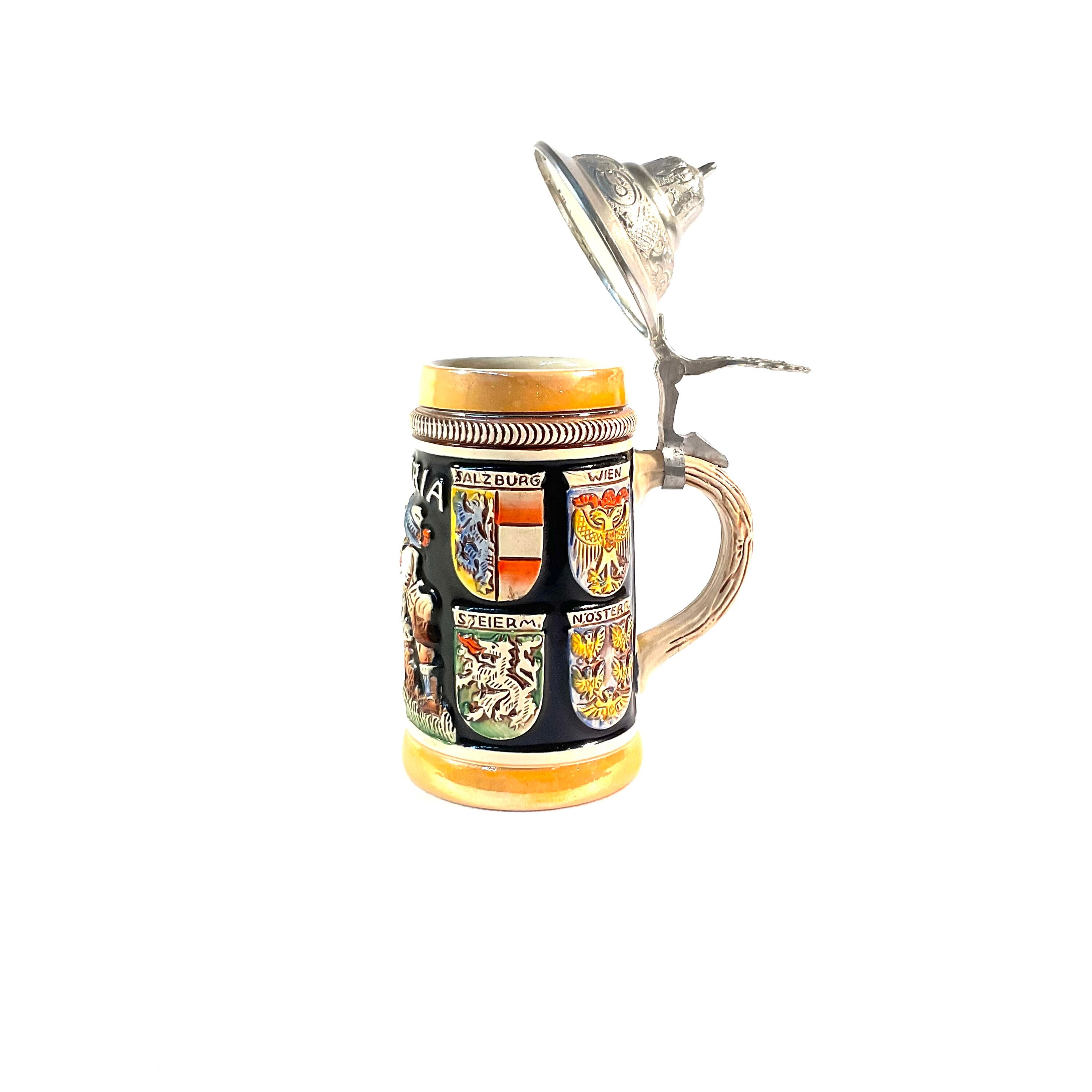 Vintage King Stein Ceramic and Pewter Stein - Etsy