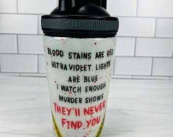 Murder/Tatort/Blut/Fitness/Fitness/Glitter