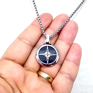 Stainless Steel North Star Personalized Necklace