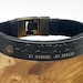 Personalized Morse Code Bracelet, Custom GPS Coordinate Bracelet, Secret Message, Engraved Black Bracelet, Gift for Mens, Gift for Boyfriend 