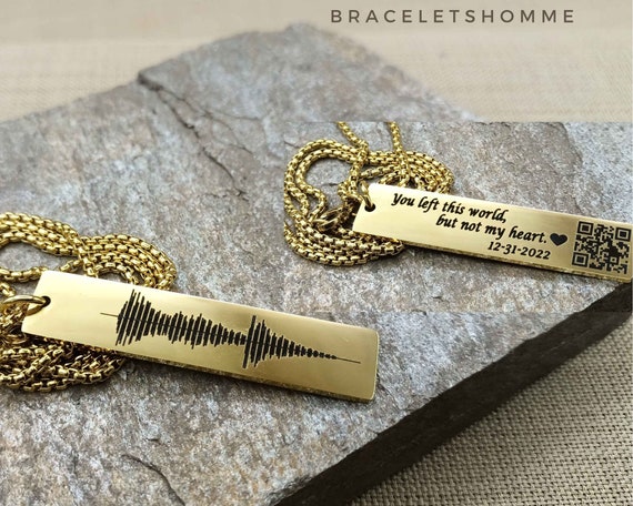 Actual heartbeat necklace best sale